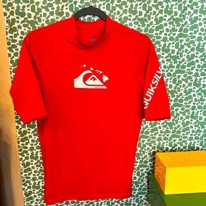 NWOT, Only Worn Once, Red Hawaii Rash guard Size: Medium